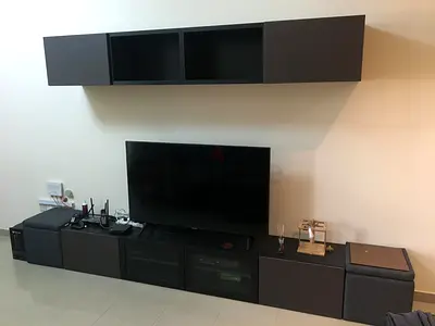TV Stand (Table/ Cabinet) & Shelves