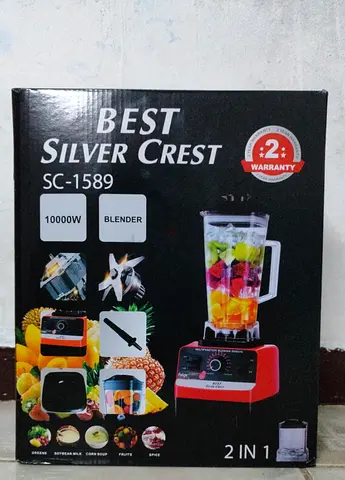 Brand New Silver Crest SC-1589 10000W Blender (2-in-1), With Box.