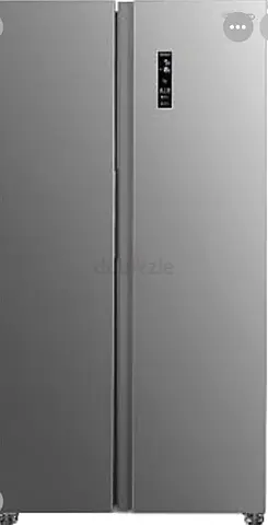 Side-by-side Stainless Steel Refrigerator - Good Condition Super General, brand with warranty