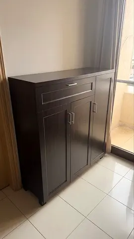 Shoes 👞 Organizers wood storage cabinet / buffet with drawer - good condition