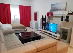 1 BHK; Fully Furnished with Two Washrooms; New Muwaila;Available for Monthly Rent.