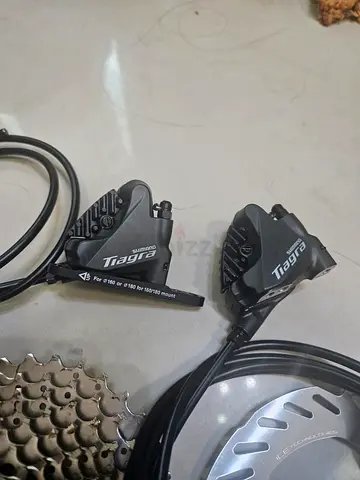 Shimano Tiagra groupset removed from new bike with hydraulic brakes