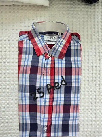 Men's Feraud checked long-sleeve shirt