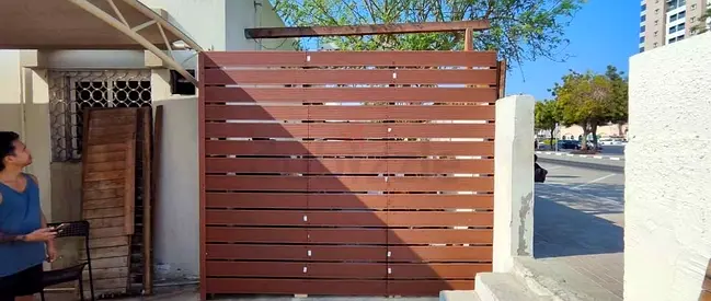 Wooden Slatted Garden/Driveway Gate - Good Condition