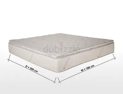 Rejuvenate Royal Pillow Top Spring King Mattress - 180x200 cm. 
Original price 1300, offer 500