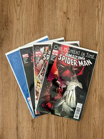 The Amazing Spider-Man - One Moment In Time - Full Comic Book Set #638-641