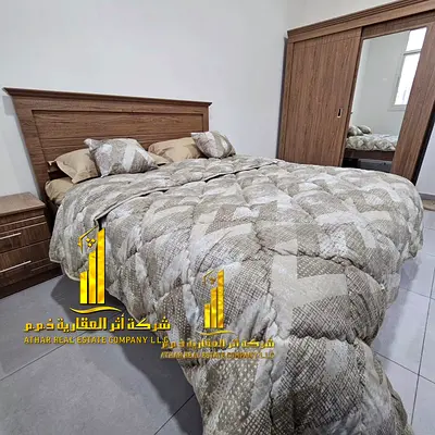 شقة غرفة وصالة مفروشة فرش جديد للايجار الشهرى بعجمان - الكورنيش - خلف ابراج الريزيدنس