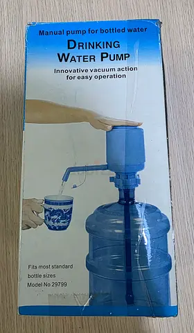 💧 5-GALLON WATER BOTTLE + MANUAL WATER PUMP 💧