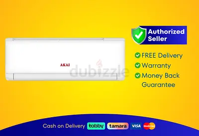 Air Conditioner Akai 1.5 Ton Inverter Split - | Brand New | Warranty | FREE Delivery