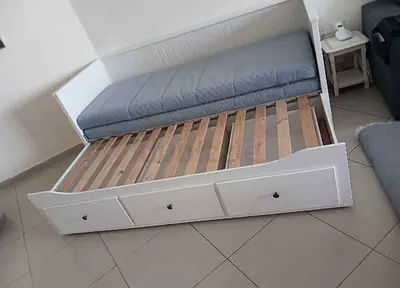 IKEA Hamnes day bed with 2 mattress and 3store drawers underneath is available