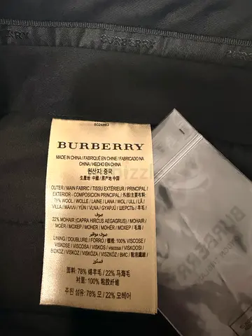 Burberry Black Trousers