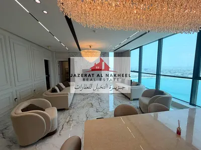 Luxury two-bedroom apartment in Al Mamzar with a sea view