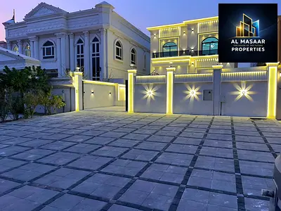 فيلا فاخرة سكني تجاري للبيع في المويهات 1 – عجمان | مجلس خارجي فاخر | مواقف سيارات داخل الفيلا وخارجها | موقع استراتيجي في أرقى مناطق عجمان | فرصة
