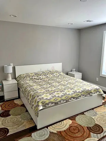 IKEA King White MALM bed frame including IKEA King Mattress (180x200cm)
