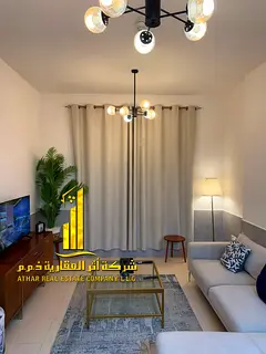 ✨ Luxury apartment for monthly rent, one bedroom and a hall with an open view, fully furnished wit