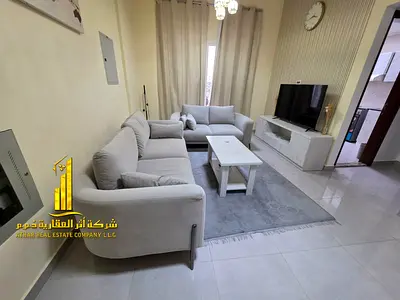 باطلاله بحريه.شقه فاخره ثاني ساكن غرفه وصاله مع بلكونه مفتوحه.كورنيش عجمان. مفروش بالكامل للإيجار الشهري✨الإيجار يشمل الفواتير والإنترنت