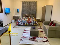 Luxury second occupied studio with open kitchen and open view, fully furnished ✨ Ajman Al Rawda 2.