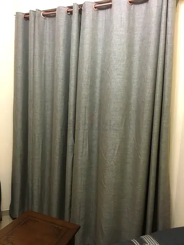 Curtains Grey, Luxurious Fabric 175x256 cm