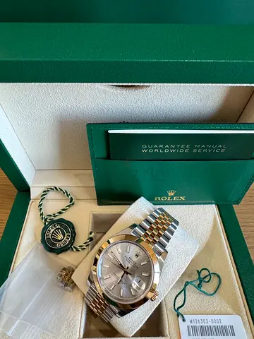 Rolex Datejust 41 Silver Dial Rolesor