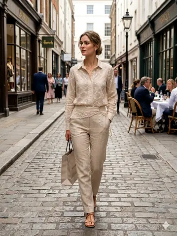Cord set shirt pant set
