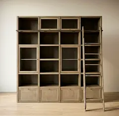 Marina Home Nouri Bookcase with Ladder