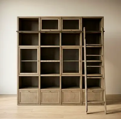 Marina Home Nouri Bookcase with Ladder