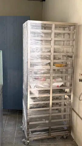 Stainless Steel Multi-Shelf Mobile Storage Rack