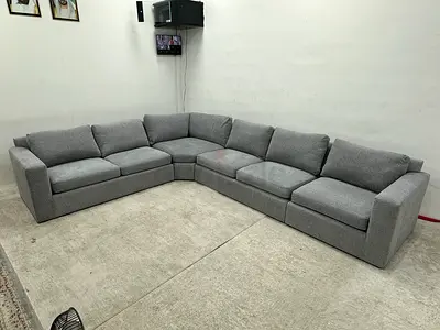 Excellent condition crate&barrel corner sofa
