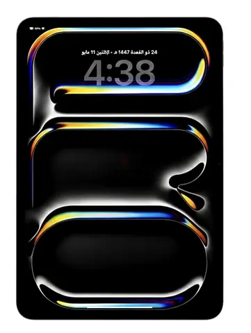 آيباد برو - 2024 (الجيل الخامس) M4 مقاس 11 بوصة، سعة 256 جيجابايت، واي فاي، لون أسود مع Apple Pencil