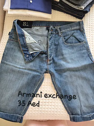 Armani Exchange men's denim shorts