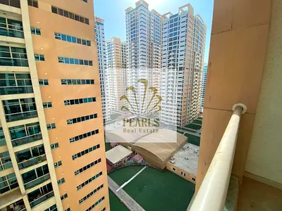 Apartment for Annual Rent in Ajman - Ajman One Towers | 2 Master Bedrooms + Living | 3 Bathrooms | Laundry Room | Gym & Pool | AED 46,000