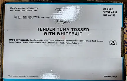 fancy feast Tender Tuna Tossed With Whitebait - 24 x 85g (Sealed Box)