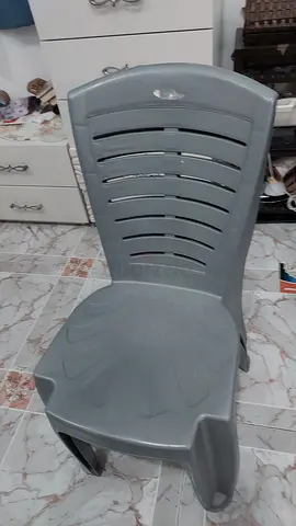 Sturdy Grey Plastic Chair