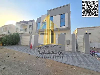 فيلا أول ساكن للإيجار في الياسمين عجمان | جاهزة للسكن | 5 غرف | مجلس وصالة | غرفة خادمة | طابقان ورووف