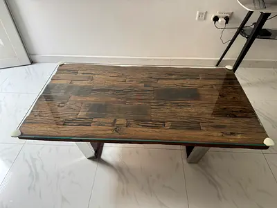 Marina Home Railway Wood Coffee Table