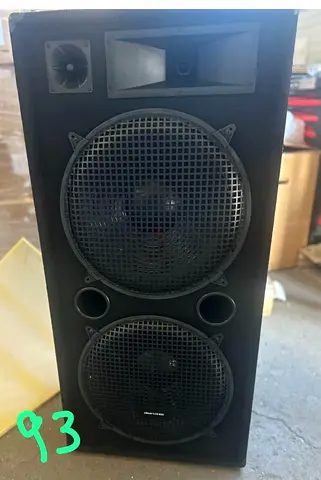[100% BRAND NEW IN BOX] Auna Pro PW-2222 Passive 3-Way PA DJ Speaker - German Brand