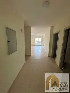 Apartment for annual rent in Al Majaz 2, Sharjah. The apartment has 3 bedrooms, a large living room,