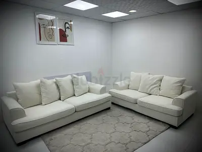 Brand new condition the one brand Kingston white sofa set