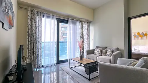 Modern 1BR in Merano Tower | Near Downtown & Burj Khalifa