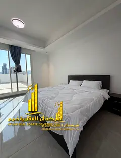 Three-bedroom apartment with a living room and a rooftop terrace, fully furnished, available for mon
