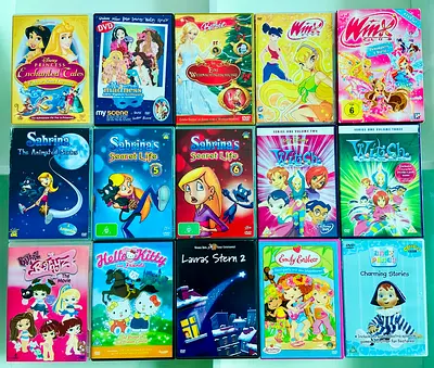 15 Kids Cartoon DVD’s