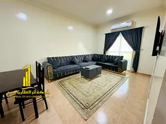 Luxury one-bedroom apartment with a living room and open balcony. Ajman, Al Muwaihat. Fully furnishe