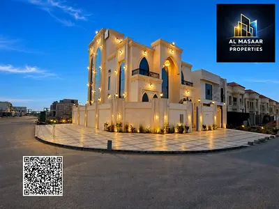 فيلا( زاويه ) للبيع بعجمان| منطقة الحليو1 | 7 غرف ومجلس و2 صاله ورووف | تملك حر لجميع الجنسيات| السعر شامل رسوم التسجيل وقابل للتفاوض