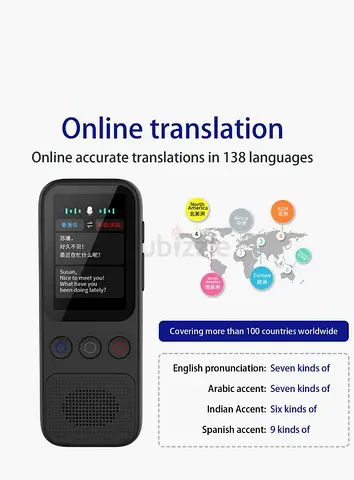 Portable Instant Voice Translator Device 138 Languages