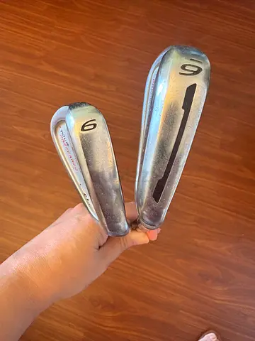 Used set of golf irons (2 clubs) — good for practice