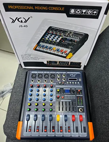 YGY 4 Channel Mixer with Amplifier  - Brand New