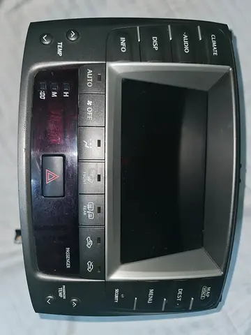 Toyota Lexus Car Head Unit / Navigation Screen with Climate Controls