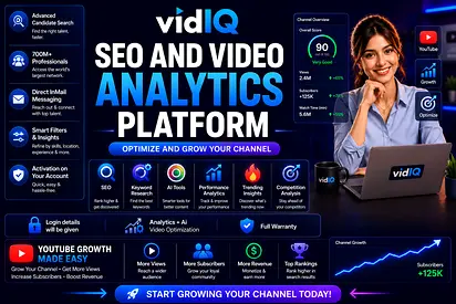 VidIQ Boost plan - YouTube CEO- Growth Optimization Tool | 1-Month Access