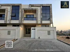 Townhouse villa for sale in Ajman five rooms including fees