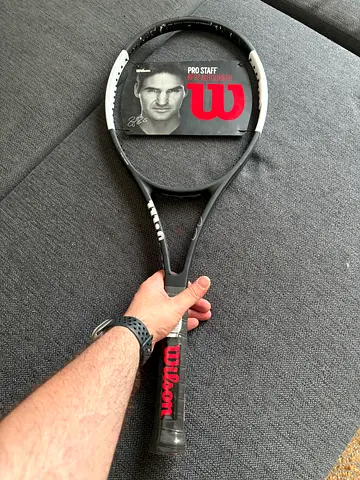 Wilson Pro Staff Rf97 Autograph Tennis Racket - Unstrung, Brand new. Original price is AED 1200